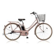 電動アシスト自転車 アシスタプリマ 3P810E 26型 内装3段変速 6.6Ah E.Xグレイッシュピンク 2018年モデル A6PD18