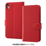 RT-RAZLVELC1/R [ZenFone Live ZB501KL 手帳型ケース シンプル マグネット レッド]
