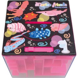 さかな貯金 Amazon.co.jp: 小魚の貯金箱ブルーレジン子供用コインマネー