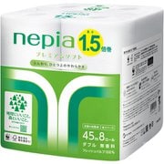 ネピア プレミアムソフトトイレットロール 1.5倍巻 8ロール ダブル [トイレットペーパー]