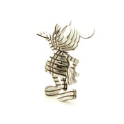Hello Mickey099_white [d-torso（ディートルソ） ダンボールクラフト ディズニーシリーズ ミッキーマウス ホワイト]
