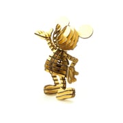 Hello Mickey099_ngold [d-torso（ディートルソ） ダンボールクラフト ディズニーシリーズ ミッキーマウス gold]