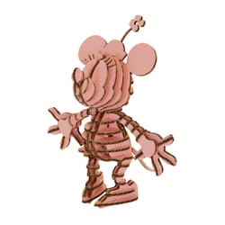 ヨドバシ Com アキ工作社 Minnie098 Pink D Torso ディートルソ ダンボールクラフト ディズニーシリーズ ミニーマウス ピンク 通販 全品無料配達