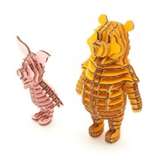 d-torso（ディートルソ） ダンボールクラフト [ディズニーシリーズ くまのプーさん Pooh＆Piglet_yellow＆pink]