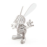Oswald123_white [d-torso（ディートルソ） ダンボールクラフト ディズニーシリーズ オズワルド ホワイト]
