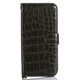 クロコレザーフリップケース AQUOS R SH03J モスグリーン