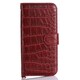 クロコレザーフリップケース AQUOS R SH03J レッド