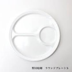 ラウンドプレート S ホワイト 内径21cm 琺瑯 日本製 RP-S