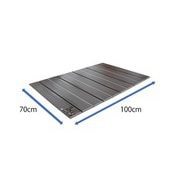 コンパクト風呂ふた ネクストAg 70×100cm M-10 ブラウン