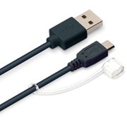 iQOS用 microUSBコネクタ ケーブル長1.2m ネイビー PG-IQMC12M1NV