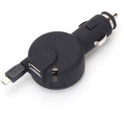 iQOS用 microUSBケーブル0.6m&USB1ポート搭載車載用充電器出力2.4A ネイビー PG-IQDC24A7NV