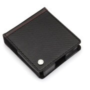 iQOS用 フリップカバー カーボン調ブラック PG-IQFP1P04BK