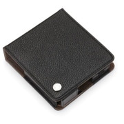 iQOS用 フリップカバー エンボス ブラック PG-IQFP1P07BK