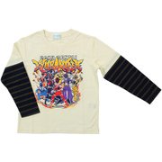 68601 100IV フェイクレイヤード 長袖Tシャツ 宇宙戦隊キュウレンジャー B [キャラクター衣料品]