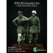 MJ35009 [WWII ドイツ 武装親衛隊 擲弾兵セット(2体セット) 冬季防寒服 1/35 レジン製ミリタリーフィギュア]