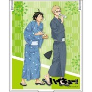 ハイキュー！！ 烏野高校VS白鳥沢高校 ミラー 月島蛍＆山口忠 夏祭りver. [92×115×6mm]