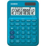 カラフル電卓 ミニジャストタイプ 12桁表示 レイクブルー MW-C20C-BU-N