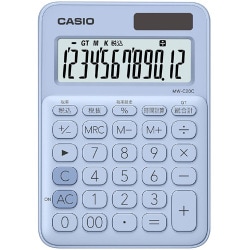 ヨドバシ.com - カシオ CASIO MW-C20C-LB-N [カラフル電卓 ミニ