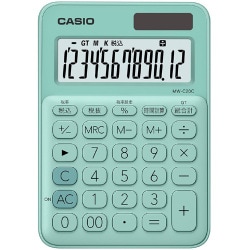 ヨドバシ.com - カシオ CASIO MW-C20C-GN-N [カラフル電卓 ミニ