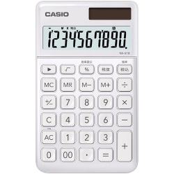 ヨドバシ.com - カシオ CASIO NS-S10-WE-N [スタイリッシュ電卓 10桁