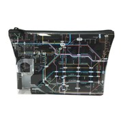 鉄道路線図ペンケース ブラック 関西日本語 RPKJB