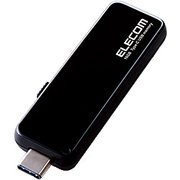 USBメモリー USB3.1(Gen1)対応 type-C＆USB端子 PC用 16GB ブラック MF-CCU3116GBK