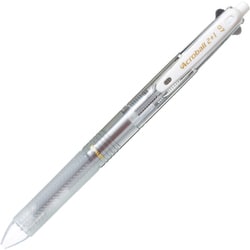 多機能ペン アクロボール2+1 油性ボールペン 0.7mm 細字 黒・赤 シャープ0.5mm ノンカラー BKHAB-40F-NC