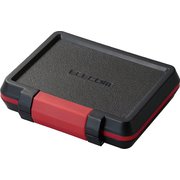 メモリカードケース ハード SD 8枚+microSD 8枚 収納 ブラック CMC-SDCHD01BK