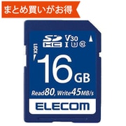 SDHCカード 16GB Class10 UHS-I U3 V30 データ復旧サービス付 最大読込80MB/s 最大書込45MB/s MF-FS016GU13V3R