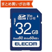 SDHCカード 32GB Class10 UHS-I U3 V30 データ復旧サービス付 最大読込80MB/s 最大書込60MB/s MF-FS032GU13V3R