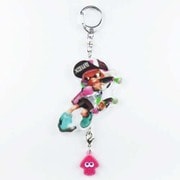 スプラトゥーン2 ラバーチャーム付 アクリルキーホルダー 01.ガール(スプラマニューバー)A [全高約11.5cm]