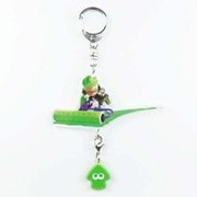 スプラトゥーン2 ラバーチャーム付 アクリルキーホルダー 02.ボーイ(スプラローラー)A [全高約9cm]