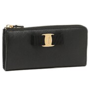 22C124-0588279 NERO MISS VARA BOW CLIP VIT FERRAGAMO [財布]
