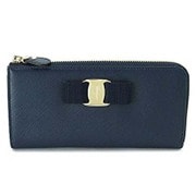 22C124-0593958 OXFORD BLUE MISS VARA BOW CLIP VIT FERRAGAMO [財布]