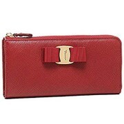 22C124-0586824 ROSSO MISS VARA BOW CLIP VIT FERRAGAMO [財布]
