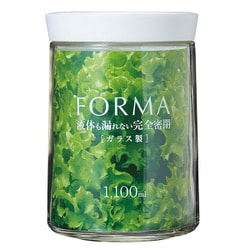フォルマ密閉ガラスポット MG-1100 ホワイト