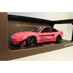 1/18 イグニッションモデル ロケットバニー 180SX イエロー Yahoo!オークション - ignition model 1/18 Rocket Bunny 180SX