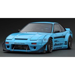 ヨドバシ Com イグニッションモデル Ignition Model Ig1110 1 18 ロケットバニー 180sx ライトブルー 通販 全品無料配達