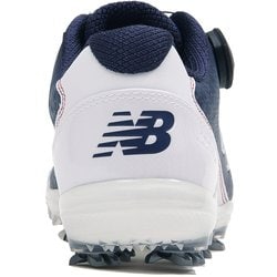 New Balance ゴルフシューズ ホワイト/ネイビー　24.5 美品 NEW BALANCE (ニューバランス) ゴルフシューズ メンズ SIZE 25.5