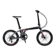 折りたたみ自転車 20インチ シルバー/グレイ SAVANE Cabon FDB 20 105 22S SV/GY