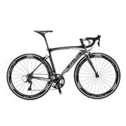 ロードバイク 700c グレイ SAVANE Carbon ROAD 700c SORA 18S GY 500