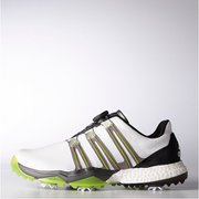 powerband Boa boost WH/IM 265 [ゴルフシューズ パワーバンド ボア ブースト メンズ 26.5cm ホワイト/アイアンメタリック/ソーラースライム]