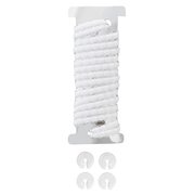 aG ELASTIC SHOE LACE WH