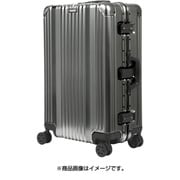 スーツケース 旅行日数目安：4～7泊 65L TSAロック搭載 アルミボディ・ダブルキャスター ガンメタル 1510-63GM