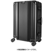 スーツケース 旅行日数目安：1週間以上 88L TSAロック搭載 アルミボディ・ダブルキャスター ブラック 1510-70BK
