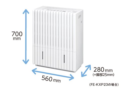 ヨドバシ.com - パナソニック Panasonic FE-KXP23-W [ヒーターレス気化 