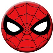 SPTB645 缶バッジ MARVEL スパイダーマン フェイス [キャラクターグッズ]
