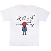 SPAP705 Tシャツ Lサイズ MARVEL スパイダーマン カタカナ [キャラクターグッズ]