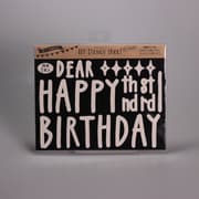 CSDIY-SS-005 [チアフルシャワー DIYステンシルシート HAPPY BIRTHDAY]