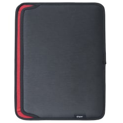 iPad Pro10.5インチ用ケース スリップインケース横型 ポケット付 ブラック TBC-IPPY1703BK